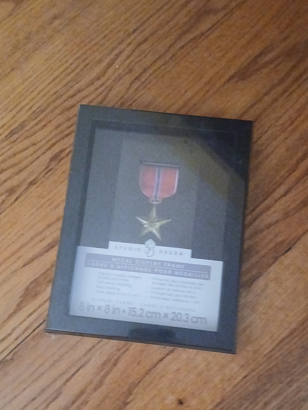 Studio Decor Black Medal Display Frame ■ 6" x 8"
